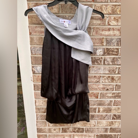 Fifth Culture Black & Silver Avant Garde Dress - Picture 5 of 7